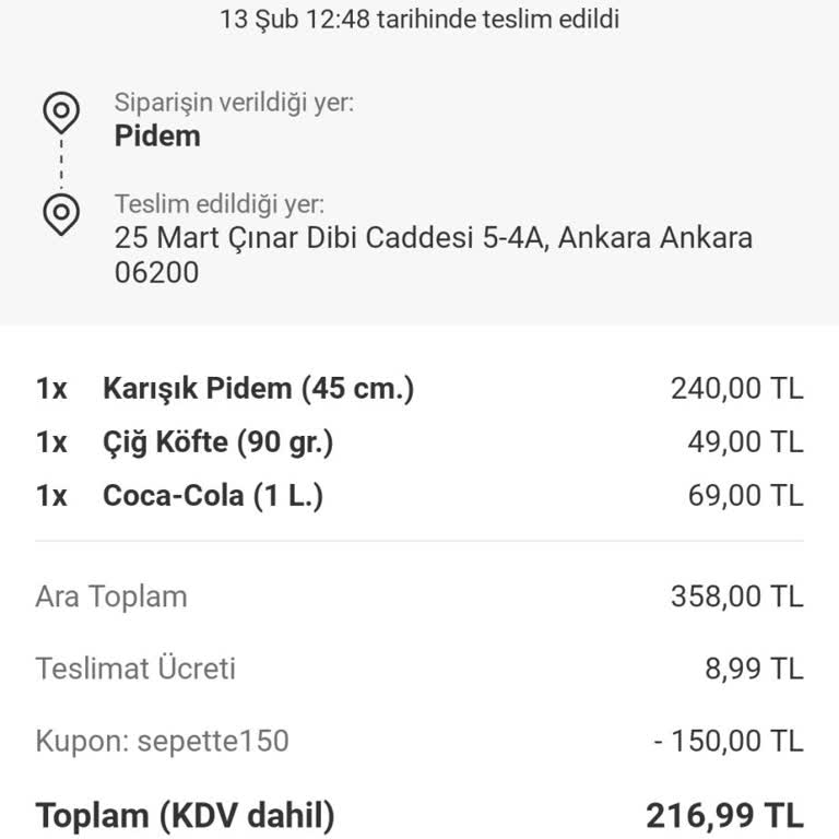 Yanlış Teslimat Ve İletişim Sorunu