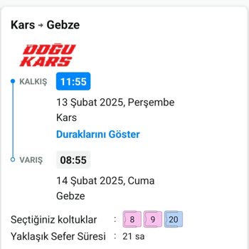 Yanlış Koltuk Seçimi Ve İlgisiz Hizmet