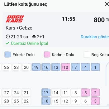 Yanlış Koltuk Seçimi Ve İlgisiz Hizmet