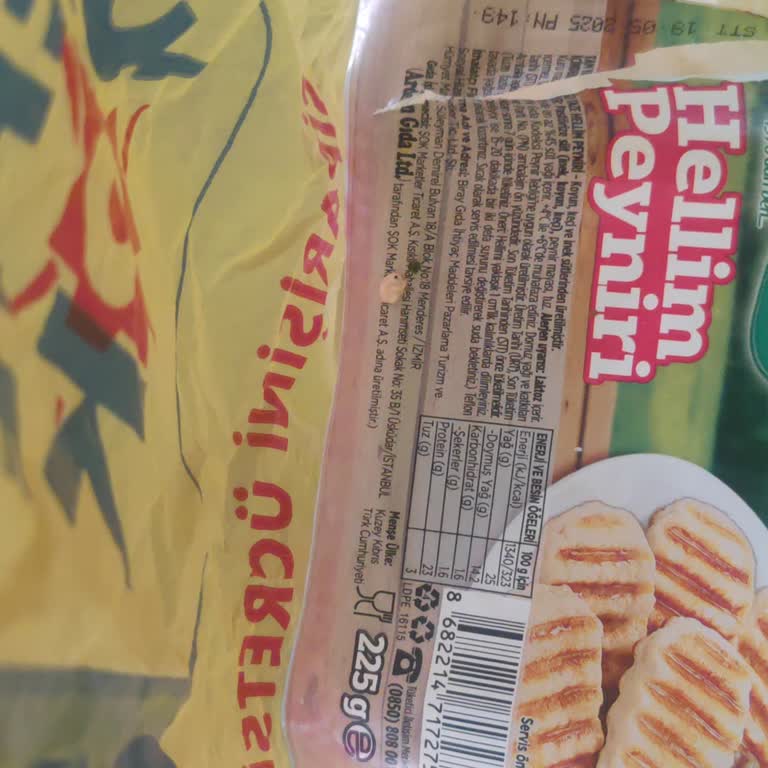 Şok Marketler'den Alınan Hellim Peynirinin Kötü Kokusu