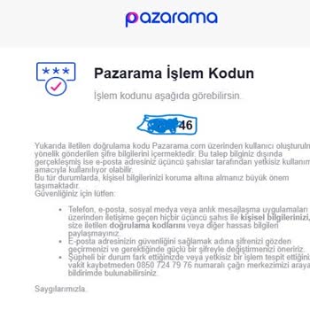 Yetkisiz İşlem Bildirimleri