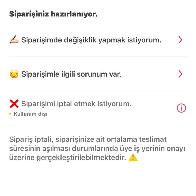 Tatlı Siparişim Teslim Edilmedi, Param İade Edilsin