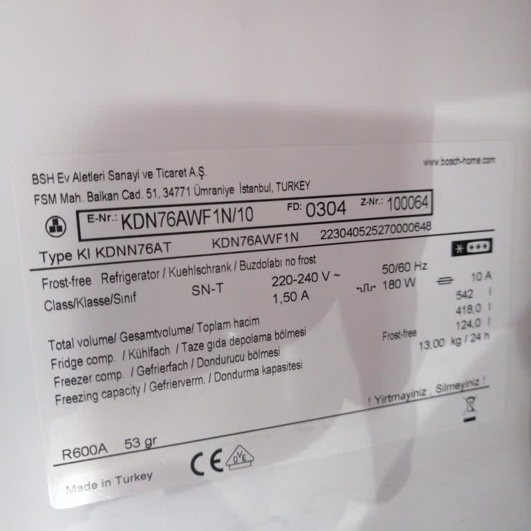 Bosch Buzdolabının Rahatsız Edici Ses Sorunu