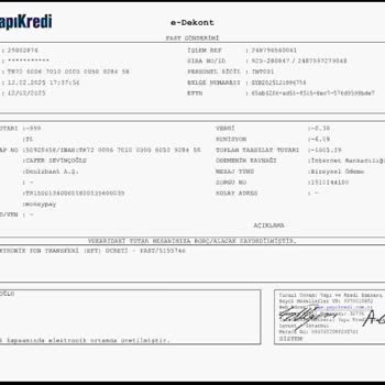 İade Edilmeyen Para Ve İptal Edilen Sipariş