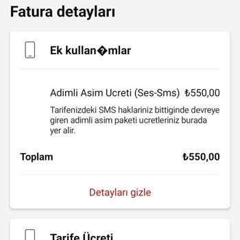 Yanlış Fatura Aşımı Ve Müşteri Hizmetleri Yanıltması
