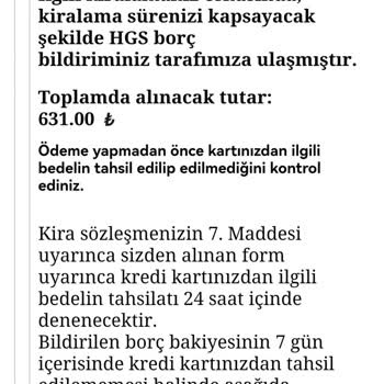HGS Ücret Tahsilatında İletişim Sorunu