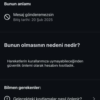 Instagram Hesabım Haksız Kısıtlamalarla Kullanılamaz Durumda