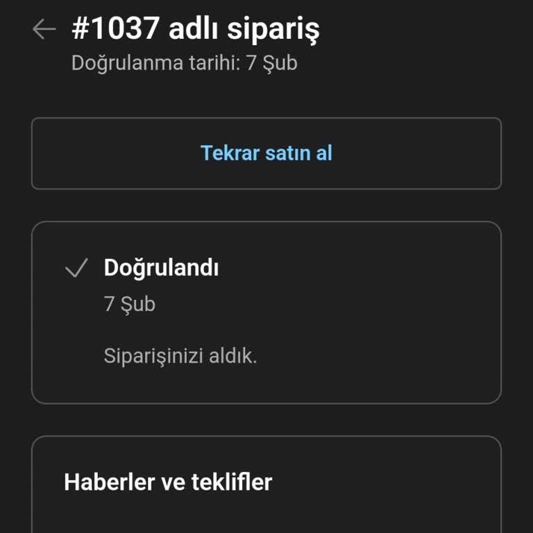 Cicifoni Siparişim Kargoya Verilmedi