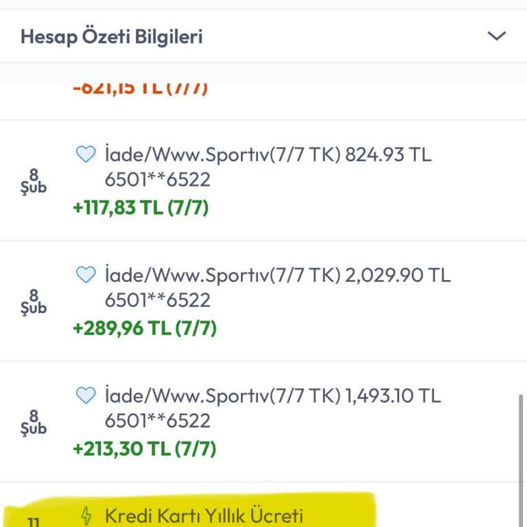 İş Bankası Haksız Kart Ücreti Kesintisi ve İade Talebi