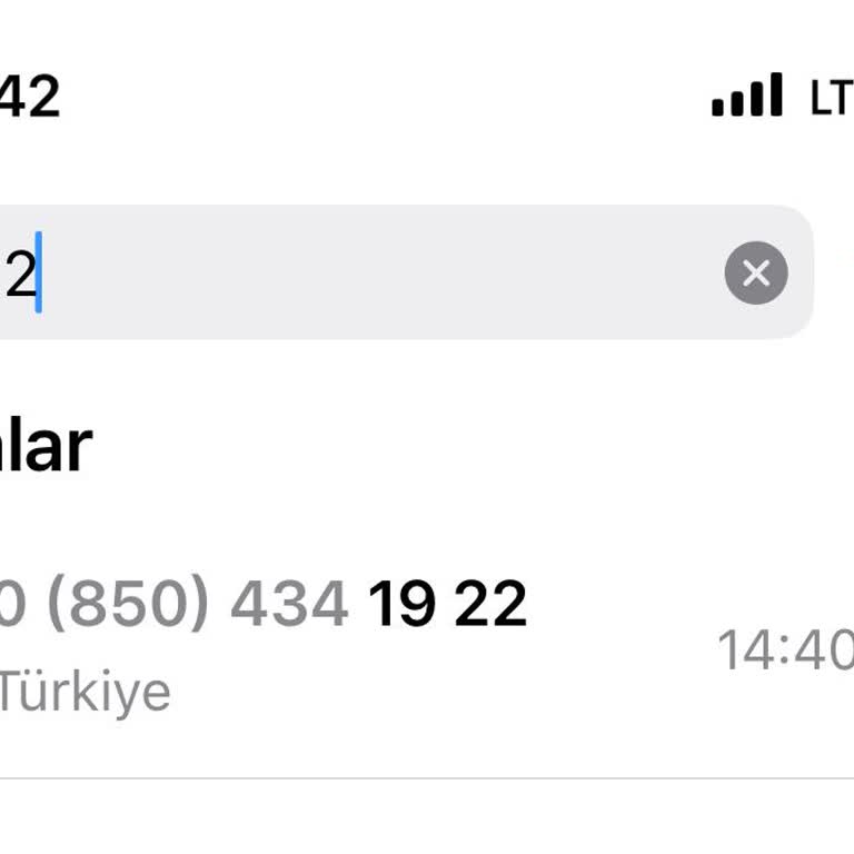 Bilinmeyen Aramalarla Rahatsız Edilme