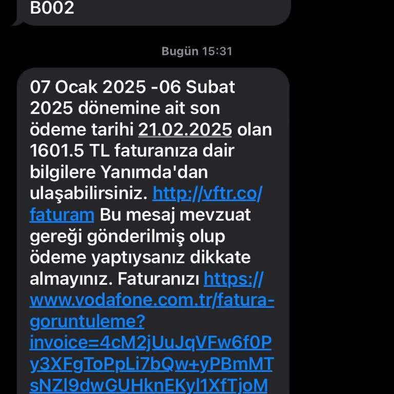 Vodafone'dan Haksız Cayma Bedeli Talebi