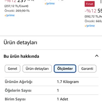 Amazon Yanıltıcı Ürün Bilgisi ve Yetersiz Teslimat Sorunu