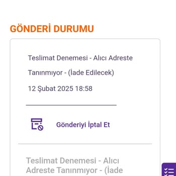 Teslimat Hatası Ve İletişim Sorunu!