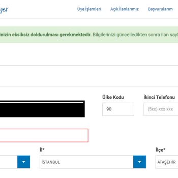 Halkbank Kariyer Sayfasında E-posta Sorunu Ve Başvuru Engeli