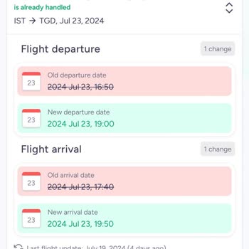 eDreams Flugbuchung Chaos Istanbul Podgorica