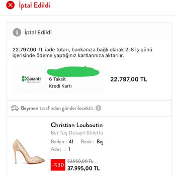 Beymen.com Sipariş Gönderim Sorunu Ve Müşteri Memnuniyetsizliği