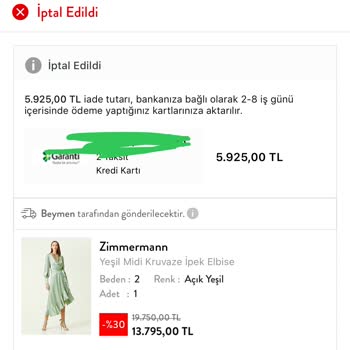 Beymen.com Sipariş Gönderim Sorunu Ve Müşteri Memnuniyetsizliği