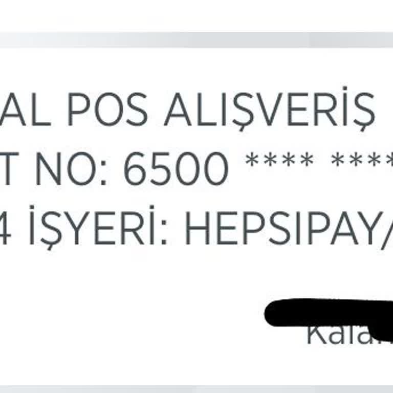 Hepsiburada Ve Banka Arasında Kayıp Para