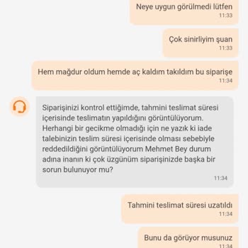 Trendyol Yemek Siparişi Mağduriyeti: Soğuk Yemek Ve Teslimat Sorunu