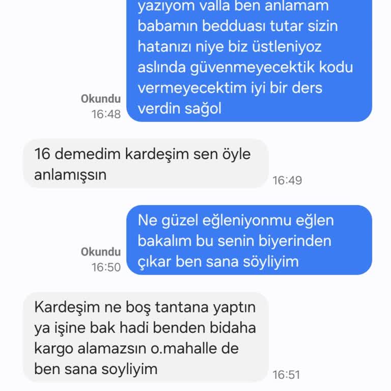 Aras Kargo İle Yaşanan Teslimat Sorunu Ve Tehdit