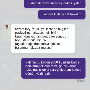 Yanıltıcı Bonus Vaadi Ve Destek Sorunu