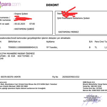 Yüksek SWİFT İşlem Masrafı İadesi Talebi