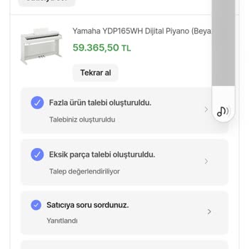 Yamaha Piyano Adaptörü Sorunu Ve Hepsiburada'nın Yetersiz Müşteri Hizmeti