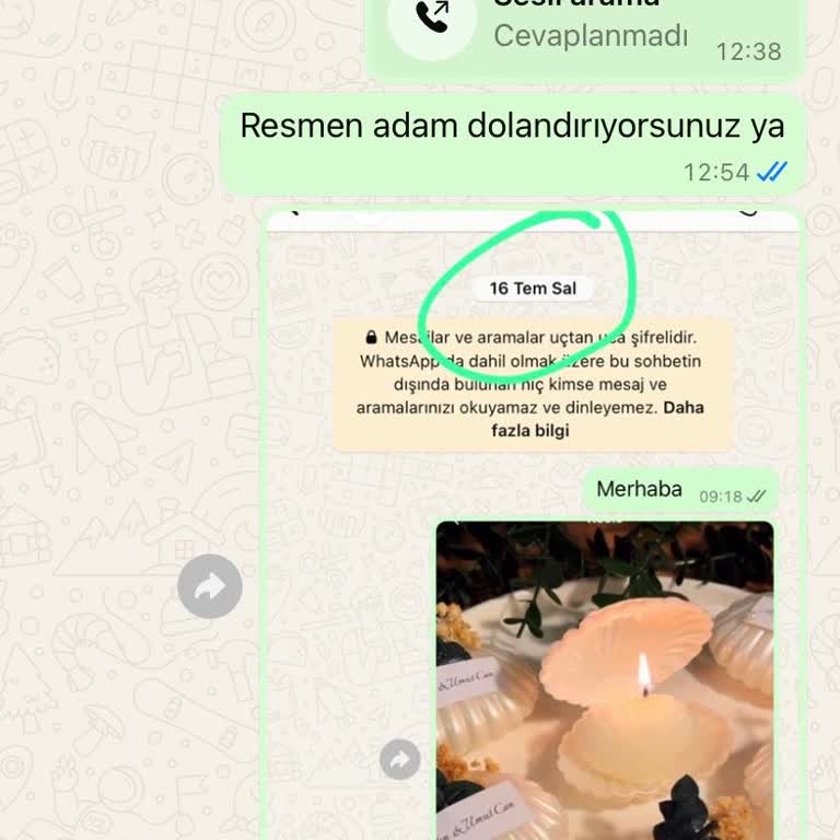 Sipariş Edilen Mumlar Gelmedi Ve Hakaretle Karşılaştım