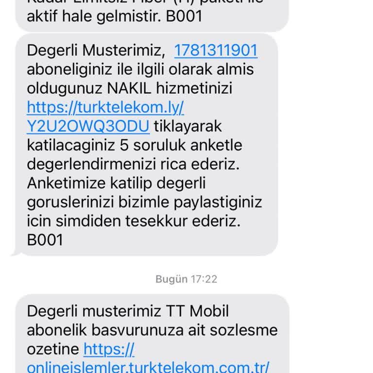 Türk Telekom'dan Beklenmedik Abonelik Mesajı Şoku