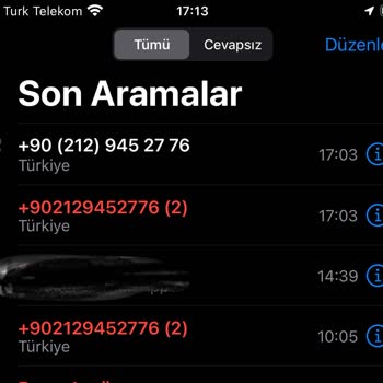 Bilinmeyen Numaradan Gelen Rahatsız Edici Aramalar