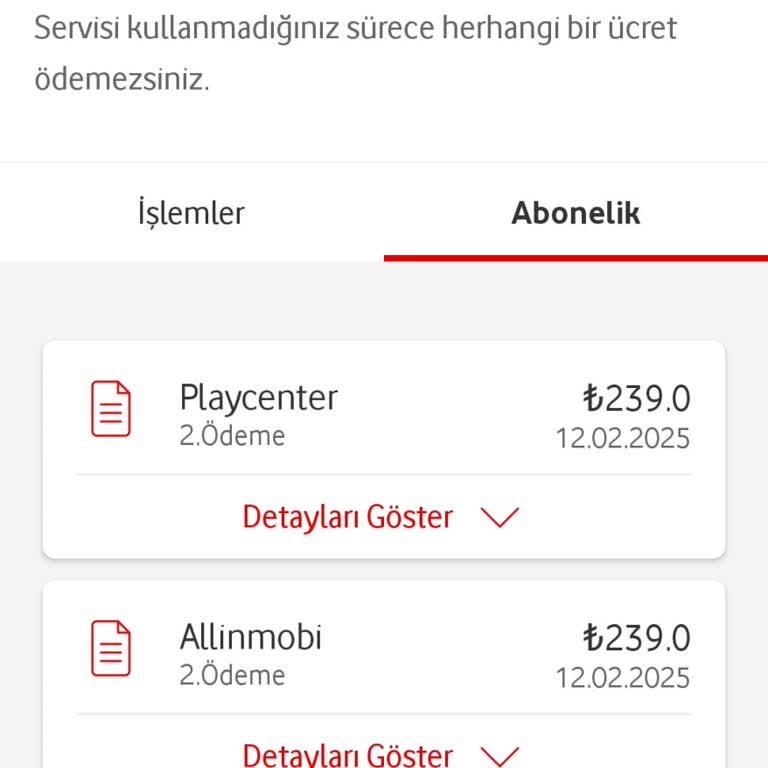 Playcenter İzinsiz Üyelik Ve Haksız Ücret Talebi