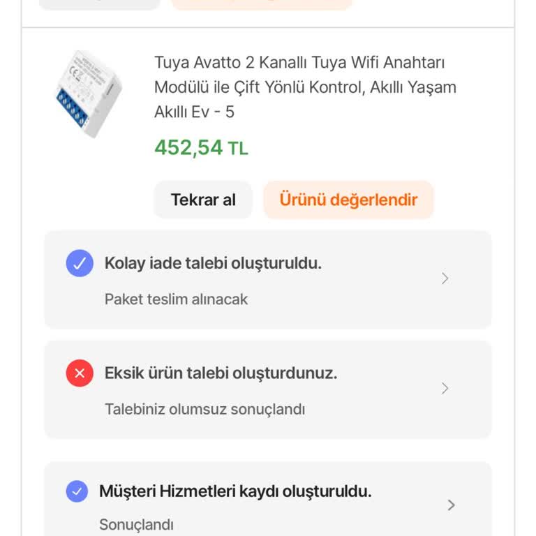 Hepsiburada'da Yanlış Teslimat Ve Yetersiz Müşteri Hizmeti