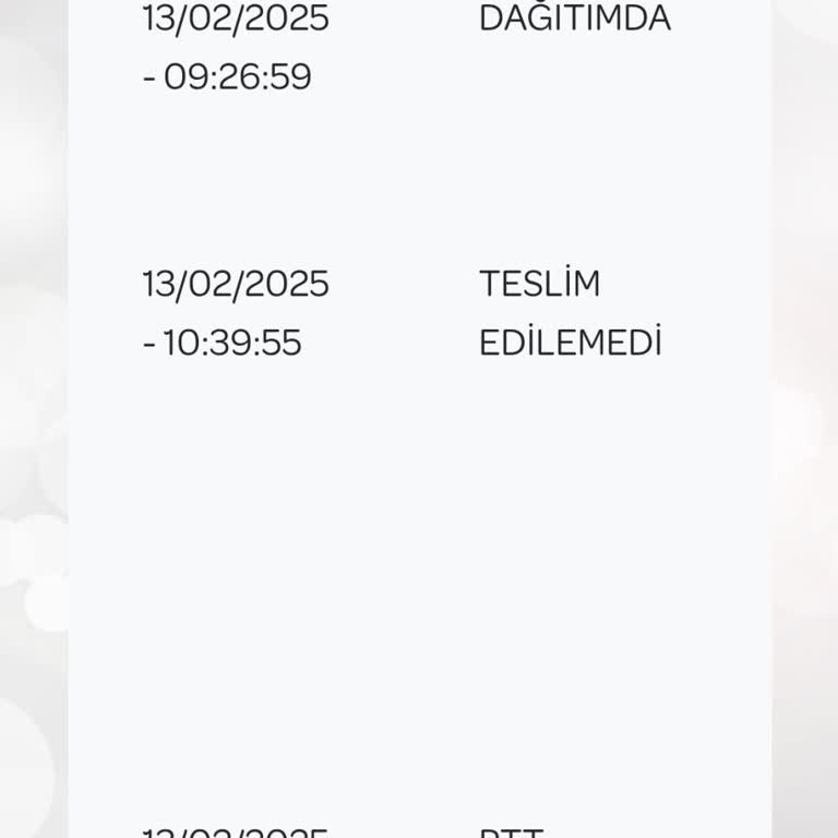 Habire Kargom Eve Değil De PTT Şubesine Teslim Ediliyor