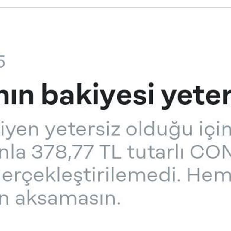 İzinsiz Para Çekim Girişimi Ve Destek Talebi