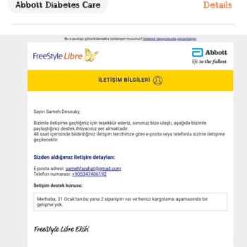 Çocuğumun Sağlığı Tehlikede: Sensör Cihazı Hala Ulaşmadı