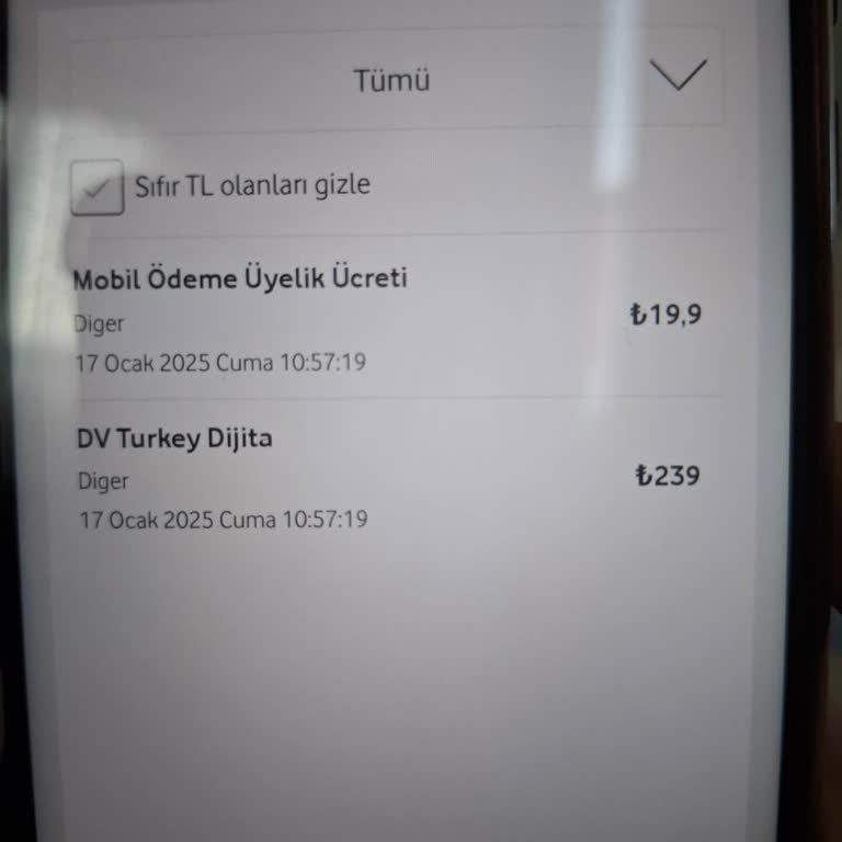 Vodafone Faturamdan Onaysız Kesinti