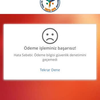 Ödeme Güvenlik Hatası Mağduriyeti