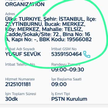 Yanlış Adres Girişi Nedeniyle Hizmet Aksaması