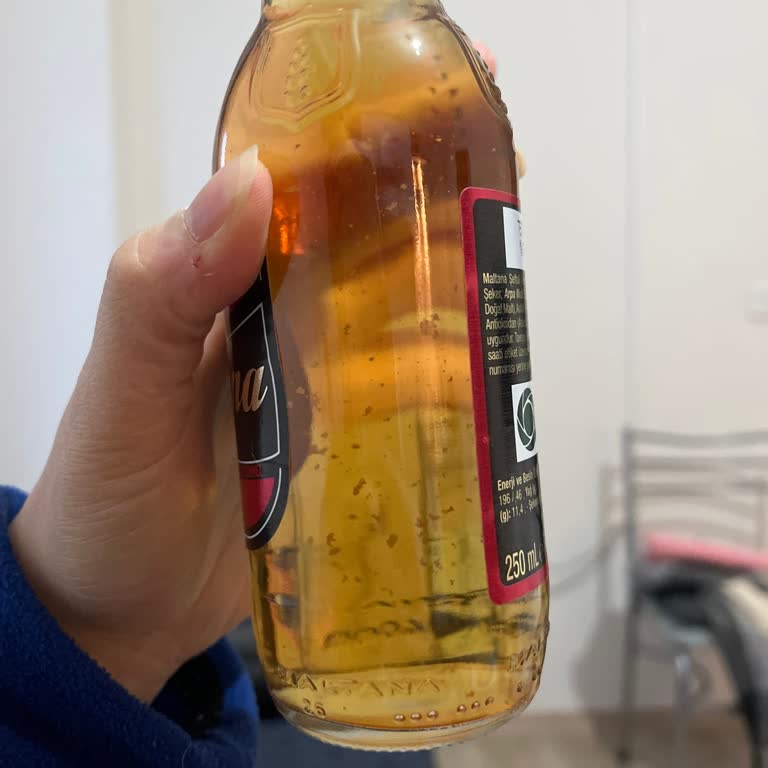 Maltana İçeceğinde Şeftali Parçacıkları Şoku