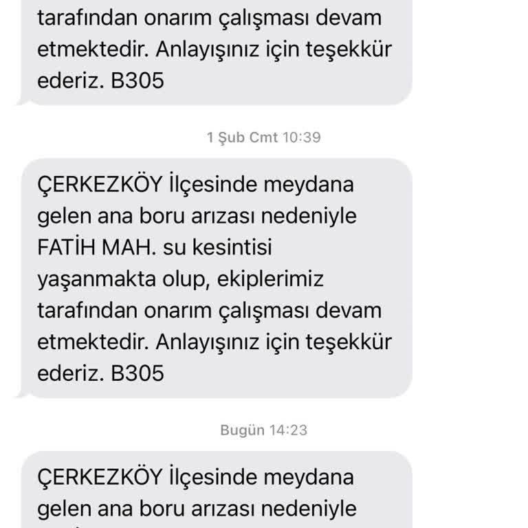 TESKİ Sürekli Su Kesintileri Mağduriyeti