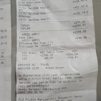 FLO Mağazasında Hediye Çeki Ve Fiyat Farkı Sorunu