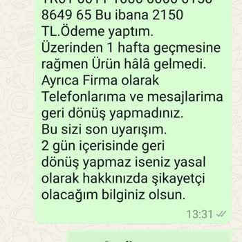 Zoompet Üzerinden Yapılan Alışverişte Sorun