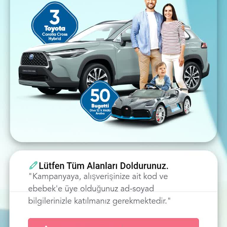 Ebebek Çekilişine Katılım Sorunu