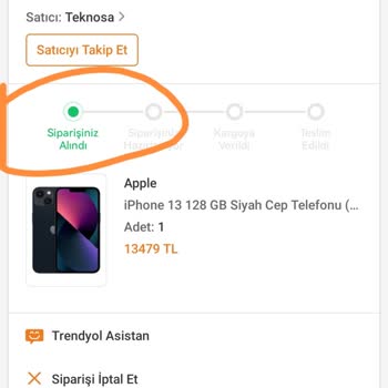 İndirimli Fiyatla Alınan Telefonun Sipariş İptali