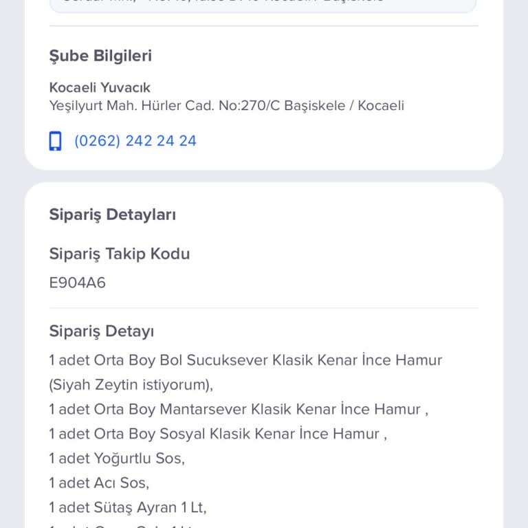 Sipariş Gecikmesi Ve İletişim Sorunu