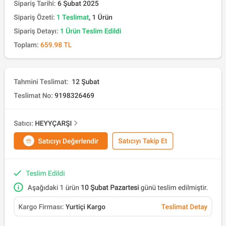 Yanlış Teslimat Sorunu Ve Çözüm Beklentisi