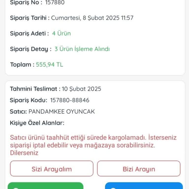 Allesgo Siparişim Neden Hâlâ Kargoya Verilmedi?