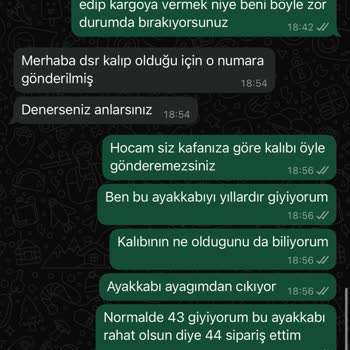 Yanlış Numara Gönderimi Ve İlgisiz Müşteri Hizmeti