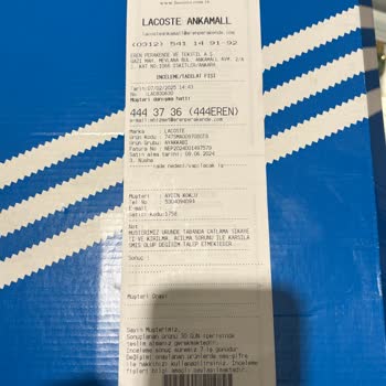 Lacoste Ayakkabılarımın Deformasyonu Ve İlgisiz Hizmet