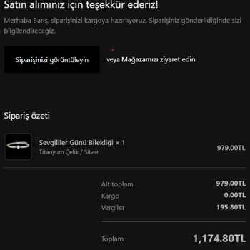 Kargoya Verilmeyen Sipariş Ve Yetersiz Müşteri Hizmeti